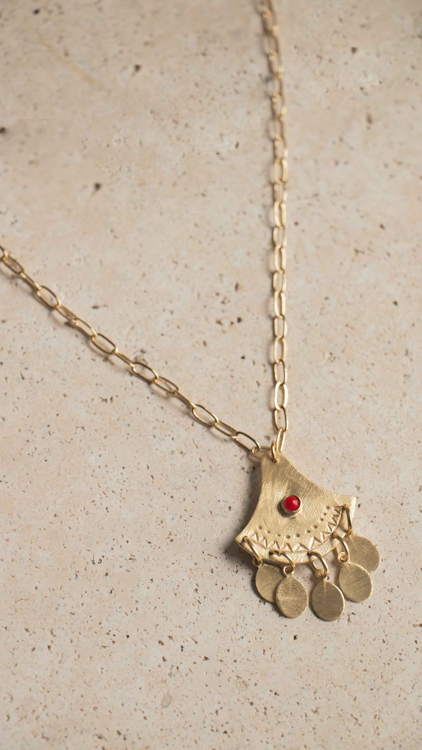 Collier KELLA - corail