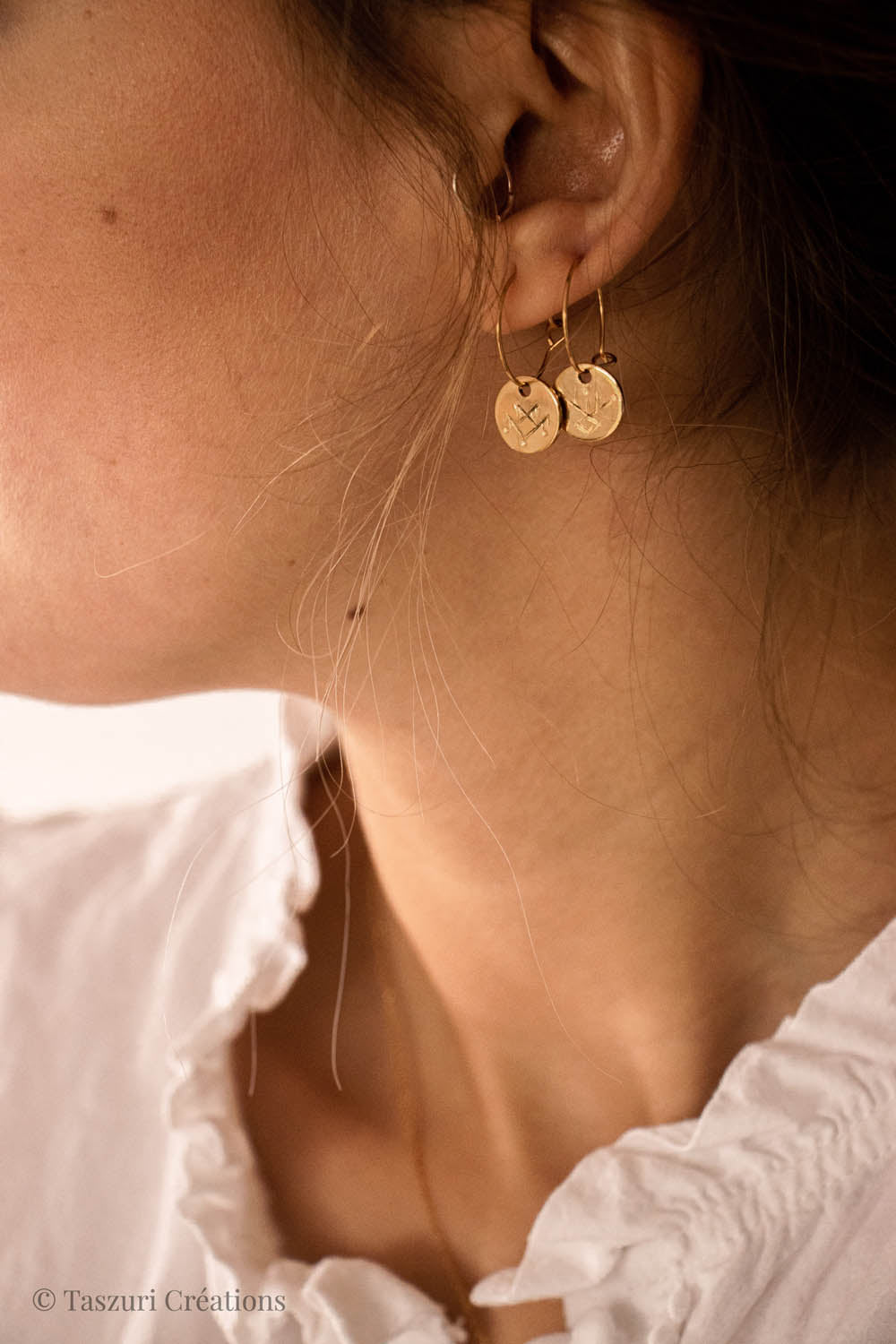 Boucles d'oreilles AFUS - symbole de force